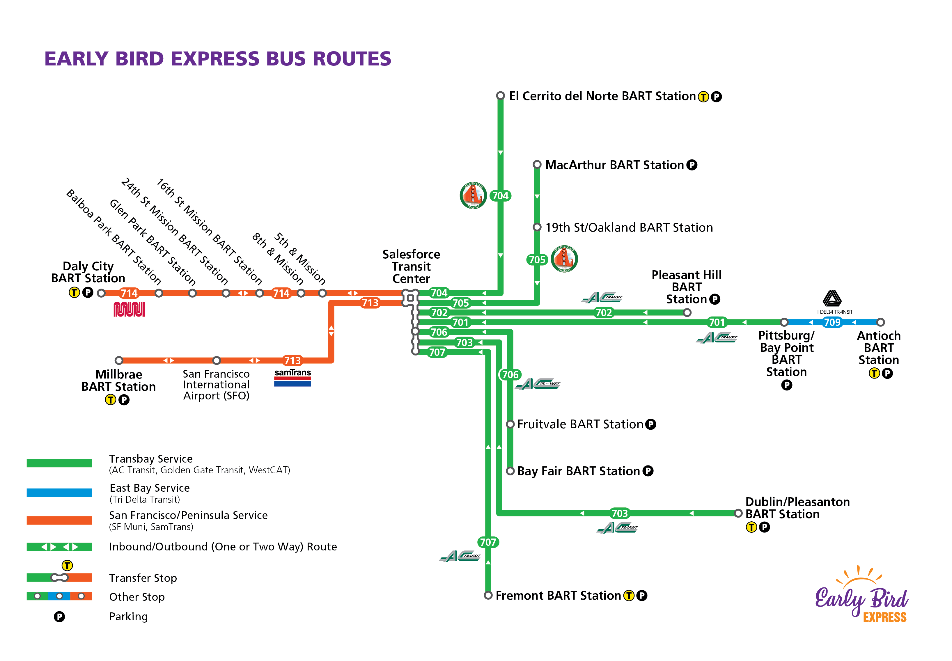 Early bird express bay area rapid transit
